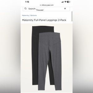 Bundle size large maternity leggings